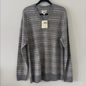 Lucky Brand NWT Sweater V-Neck Marled Men’s Sweater Sz XL